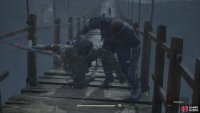If playing for no alerts, sneak up on him to knock him out, like in the previous map.