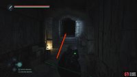 Continue along the path past the lantern.