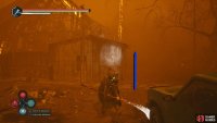 At the Town Hall, go south and then east at the pickup truck through the smoke-filled alley.
