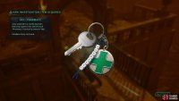 Go towards the Tree of Peace down the road from the Pharmacy to acquire the Pharmacy Keys, needed to enter the building and get the Metformin pills. Image via Gamer Guides / Nacon