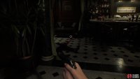 Head back down stairs and use the Ruby Crystal to open the Indent door near Kitchen. It unlocks the Parlor.
