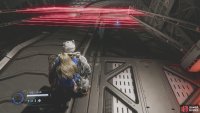 There will be some sections with lasers that you have to pass to get there.