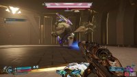 Be cautious of the projectile he sends your way, as it expands into a bunch of large spikes on impact.