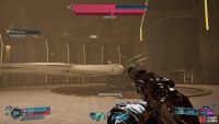Make sure to double jump over the large blade he can produce and swings at you.