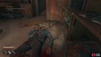 parkour to the hotel&rsquo;s balcony at the front and enter the building. Interact with this corpse and get the key. Image via Gamer Guides / Techland.