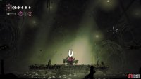 This bench appears after defeating the boss of Bilewater. Image via Gamer Guides / Team Cherry.