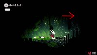 You&rsquo;ll enter a secret cave, with a silk to get a full Bind heal from. image via Gamer Guides / Team Cherry.