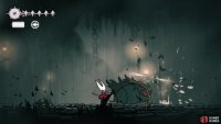After attacking it enough, the boss will become dazed and fall to the ground.