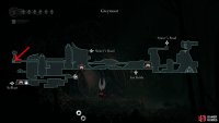 You need to go and find an NPC called Yarnaby, who you can find over here. Image via Gamer Guides / Team Cherry.