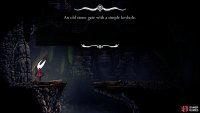 You can dash and do aerial attacks against the bone bat creatures above the elevator that goes to the moss area from Bone Bottom. It brings you a tunnel that leads to this simple key door location. Image via Gamer Guides / Team Cherry
