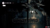 Once you return to the central shaft, destroy the ceiling here to create a shortcut.