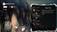 Complete the Merchant&rsquo;s wish to get the option to buy the third key for 650 Rosaries. Image via Gamer Guides / Team Cherry.