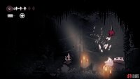 Your pogo bounce attack is really good here, especially to avoid some damage.