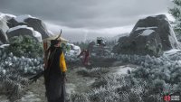 then follow a pair of foxes to a shrine.
