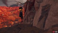 You&rsquo;ll have to do a bit of dangerous platforming to reach the top of the hill upon which the hot spring rests,