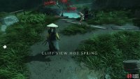 to reach this hot spring - spooking some bathers in the process.