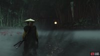 Look for a lantern outside the bamboo forest maze,