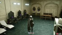 Find a room with some mirrors on it and interact with them to return to the character customization menu.