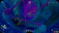 where more Lithium awaits in a pod in the middle - just be prepared to flee if you break any of the filaments, lest you end up trapped and downed within the gigantic organism!