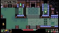 The hole on the far right allows you to exit and hit the button that gives way to your story objective.