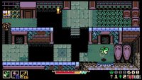 At the end, you can burrow underneath this spot to access a hidden area.