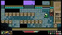 While exploring, make sure you dig up all of the dirt patches on the same screen.
