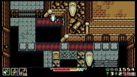 When you reach the top of the next room, you can burrow through this small hole for a Bonestone Gem.