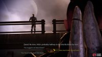 &ldquo;You suggest we leave them&ldquo; is the Paragon option, whilst &ldquo;You must really want him dead&rdquo; is the Renegade option