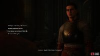 During the quest &ldquo;A monk and a Saint&rdquo;, bribe a young acolyte to get into the room he&rsquo;s cleaning,