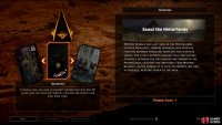 Choose &lsquo;Secrets&rsquo; to spend 1 Power, granting you access to Scout the Hinterlands.