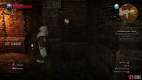Interact with a torch to open the secret door,