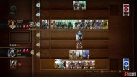 The southernmost Player can field a nasty Monster deck, while the other two use weaker Nilfgaardian and Scoia’tael decks. defeat any two to earn 200 Crowns.