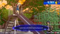 or hanging out with a toddler he doesn’t know at the playground